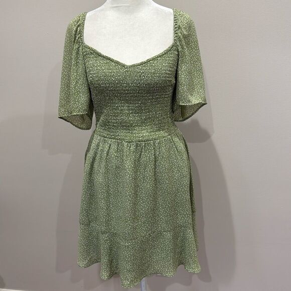Abercrombie & Fitch Green Mini Dress - Picture 1 of 3